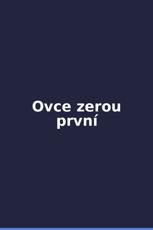 Ovce zerou první